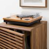 Modway Render Mid-Century Modern 19" Vinyl Record Display Stand in Walnut, 19...