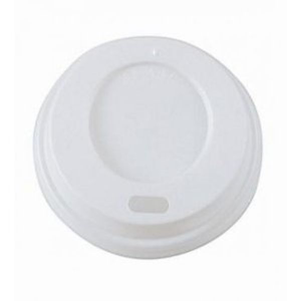 White 8oz Sip Lid for Kraft Ripple cup (100)