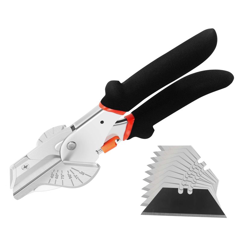FLORA GUARD Miter Shears - 45 to 135 Degree Multi Angle Trim Cutter ...