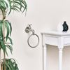 Melody Maison Silver Metal Tap Towel Holder