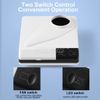 Dental Lab LED Light Desktop Dust Collector Extractor Machine Vacuum Cleaner 60W