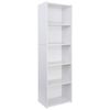 5 Tier Bookcase Bookshelf Storage Wall Shelf Organizer Unit Display Stand Home