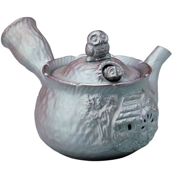 Banko Ware Owl Teapot No. 1.5 (Flat Net) K11-42