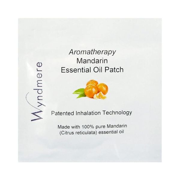 Wyndmere Mandarin Aromatherapy Inhalation Patch - Calming & Relaxing Mandarin Essential Oil Patch
