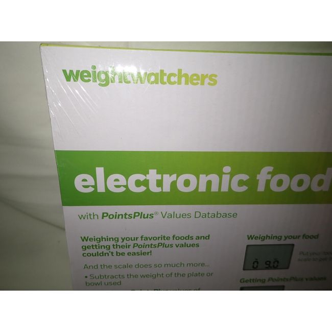 Weight Watchers Electronic Food Scale w PointsPlus Values Database Model  30060