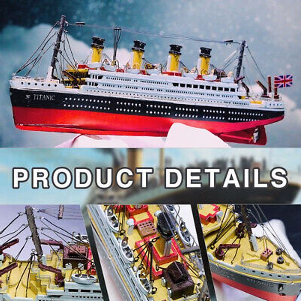 Piececool 3d puzzles for Adult RMS Titanic Metal Model Kits halloween Gifts Toys