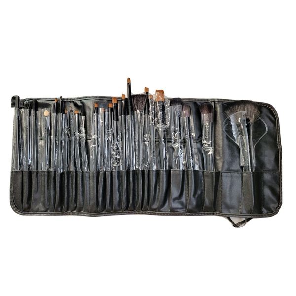 24 Professional Makeup Brushes Set with FREE black bag