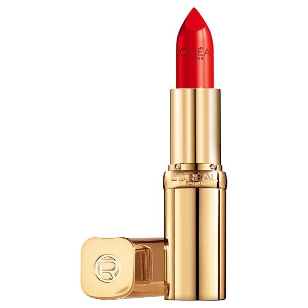 L'Oréal Paris Pflegender Lippenstift mit Satin Finish, Argan-Öl und Vitamin E, Color Riche Satin, Nr. 125 Maison Marais, 1 x 4,3 g