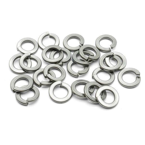 Hippo Hardware M2.5 (2.5mm) Spring Washers Rectangular Coil Split Lock Stainless Steel Washers (Pack of 50)
