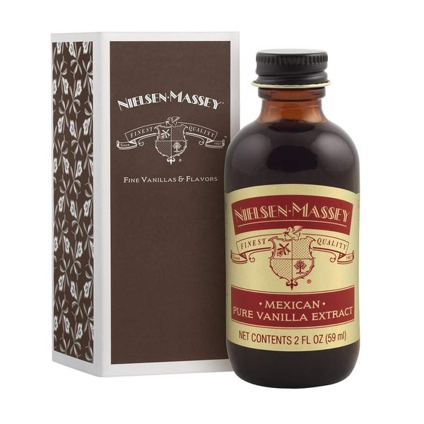 Nielsen-Massey Mexican Pure Vanilla Extract for Baking and Cooking, 2 Ounce Bottle with Gift Box