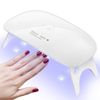 UV Light, Resin, Hardening, LED Nail Light, Low Heat Mode, Timer Setting, Foldable Hands and Feet, UV and LED Double Light, for Gel Nails, Resin Crafts