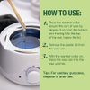 Clean + Easy Professional Pot Wax System, Deluxe Pot Wax Standard Warmer Collars Prevent Wax Drips For Mess Free Effortless Wax Warmer Clean Up (50 Count)