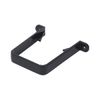 3 Pack RCS1B FLOPLAST Square Stand Off Downpipe Clips (Black)