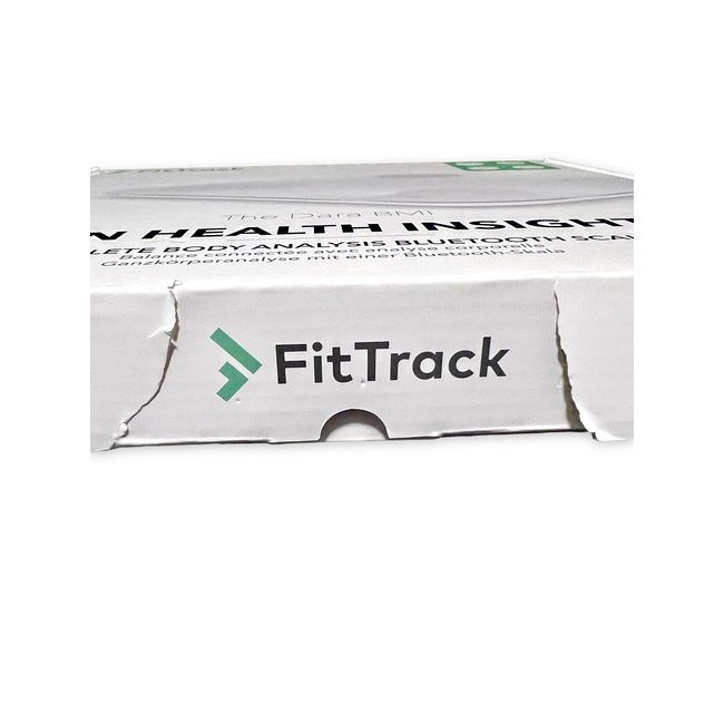 FitTrack Dara Smart Body BMI Digital Scale White Weight Loss