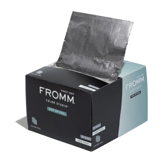 Fromm Color Studio Lightweight Silver 5X11 Pop Up Foil 500 Pack