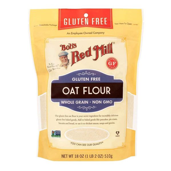 Bob's Red Mill Whole Grain Oat Flour, 18 Oz