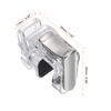 sourcing map Gaming Trigger Mobile Game Controller 1 Pair Fire Keys Alloy Button Clear for 4.7-6.5 Inch Cell Phone