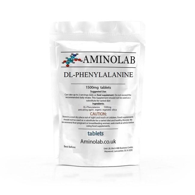 Aminolab - Dl-Phenylalanine 1500mg 240 Tablets