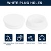 uxcell 2pcs White Plug Hole 47-48.5mm/1.85-1.91" Rubber Button Plug Applicable Hole