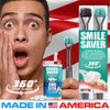 SMILE SAVER 360° / 3-Sided Toothbrush + Toothpaste Tablets + Flavored Toothpicks
