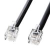 Sanwa Supply Modular Cable, TEL-N1-3BKN2, black