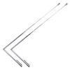 Dowsing Rod, 2 Pcs Adjustable Copper Divining Rods for Detector Water Witching Observe Hunting (Silver)