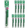 Pilot FriXion Ball Refills, 0.7mm, Green, LFBKRF12F-G, 10 Count