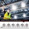 100W LED Temporary Work Light 14100lm Linkable Construction Lights 10ft Cord ETL