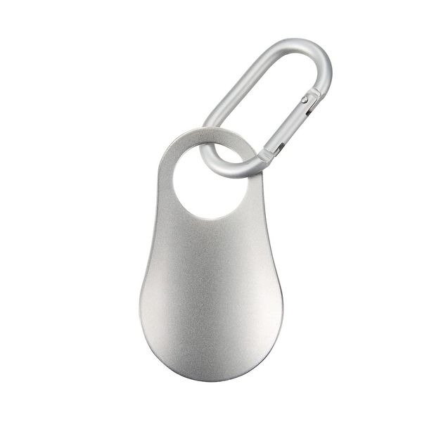 MUJI 44510292 Aluminum 44510292 Portable Shoehorn (W x L x D): 1.6 x 3.0 x 0.2 inches (4 x 7.5 x 0.5 cm); Carabiner: Width 10.0 x Length 19.3 x Thickness 2.0 inches (25.5 x 49 x 5 cm)