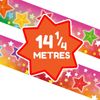 Rainbow Stars Classroom Trimmers 14.25m long Notice Board Display Borders
