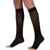 Truform Compression 15-20 mmHg Sheer Knee High Stocking Black, X-Large, 2 Count