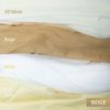 Basic Sense Plain Chiffon Soft Sheer Scarf, White