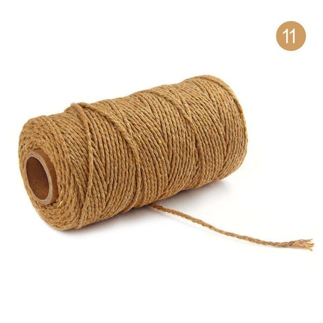 Twist Waist Length 100m100 Yards Cotton Cord Rope Diy Crafts Macrame Artisan Strings Several 2706547724, K, France