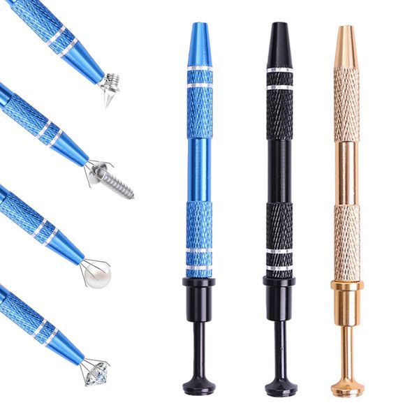 3 Stück Piercing Kugel Aufdreher, Piercing Zange, Piercing Zange für Kugeln, Piercing Zubehör Diamant Edelsteine Catcher Piercing Kugel Greifer für Schmuck Perlen Uhren Brillen