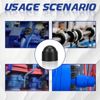 30Pcs Bolt Nut Protective Cap M8 X 13mm Plastic Hexagonal Screw Protection Cap Dome Plastic Bolt Caps (Black)
