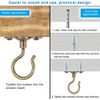 Wall Mount Ceiling Hooks,Plant Hooks for Ceiling Metal Plant Bracket Iron Wall M