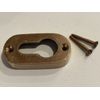 Vintage 1950’s-60’s Solid Polished Brass Window Sash Pole Hanger w/Screws NOS