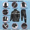 Nelson Rigg Stormrider 2-Piece Rainsuit Black Medium