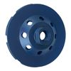 3 Pack 4" Diamond Double Row Cup Wheel Disc for Grinding Concrete Angle Grinders