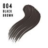 Max Factor 2000 Calorie Volumising Brow Sculpt Gel, Long-Lasting, Plumped & Fuller-Looking Brows, Waterproof, Smudge-Proof, Shapes & Intensifies, 004 Black Brown, 4.5ml