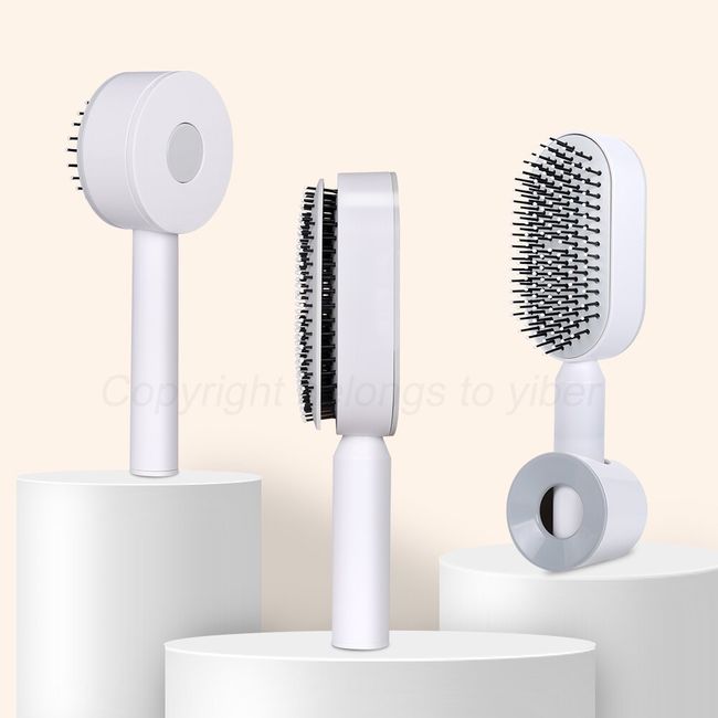 Dropship Self Cleaning Hair Brush For Women Massage Scalp Promote Blood  Circulation Anti Hair Loss 3D Hair Growth Comb Hairbrush Self-Cleaning Hair  Brush 3D Air Cushion Massager Brush Airbag Massage Comb to