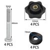 DDHOMIN 4 Sets of Walker Replacement Knobs,Roller Walker Knob Accessories