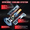 H4 6000K LED Bulb Motorcycle Headlight Hi/Lo Beam Front Lamp Super Bright White