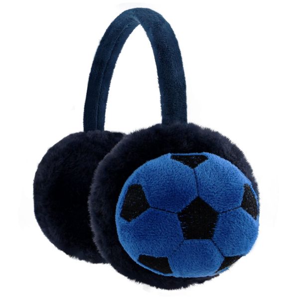 XIAOHAWANG Kids Boy Warm Earmuffs for Children Girl Winter Ear Muffs Cold Weather Ear Warmer (A-navy)