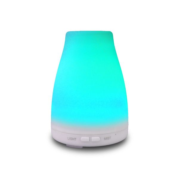 EcoGecko Aromatherapy Essential Oil Diffuser, Aroma Oil Diffuser Cool Mist Humidifier with Timer, 7 Color LED Lights, Auto Shut-Off for Home Bedroom Office