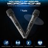 Portable Rechargeable Karaoke Bluetooth Audio Speaker with Two Microphones