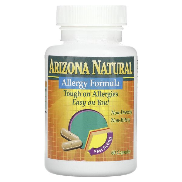 Arizon Naturals Allergy Formula, 60 Capsules