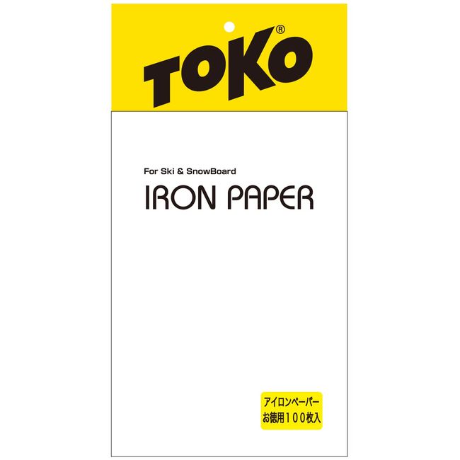 TOKO 6002210 Skiing Snowboard Maintenance Tool TOKO Ironing Paper, Pack of 100