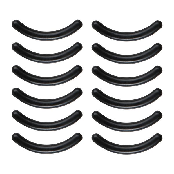 12pcs Eyelash Curler Refills,Eyelash Curler Replacement Pads,Curler Refills Eyelash Curler Refill Pads Silicone Rubber Curler Replacement Refills Pads for Universal Eyelash Curler Makeup Tools