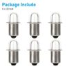 (6) 18 Volt White LED Bulbs Replacement Xenon Bulb for Ryobi FL1800 Flashlight